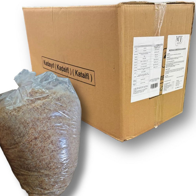 대용량 볶은 카다이프 벌크 두바이쫀득쿠키 구운 재료, 1개, 10kg