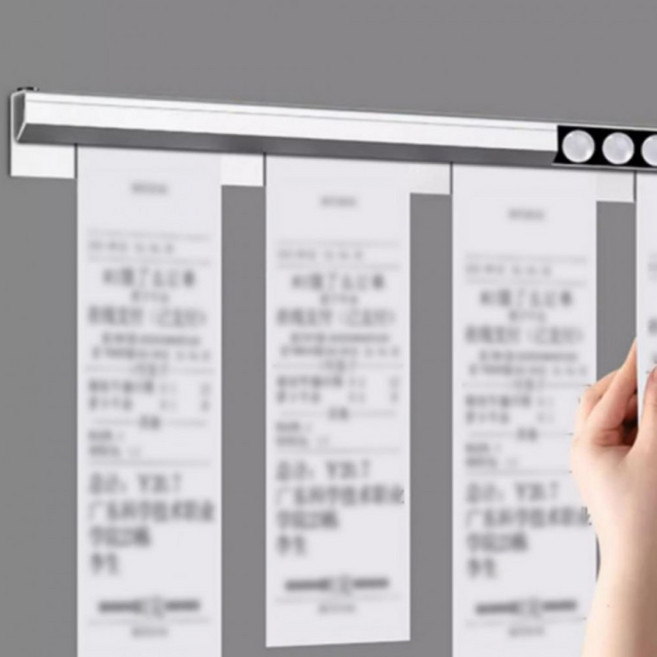 영수증꽂이 정리 페이퍼홀더 주문서 주방 40cm, 1개