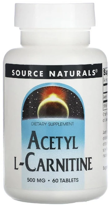 소스네츄럴스 아세틸 L-카르니틴 500 mg 60 타블렛, 60개, 1개, 60정 - 쿠팡