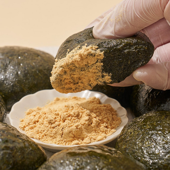 총각쓰떡 제주 해풍 쑥인절미 쑥떡, 40개, 100g