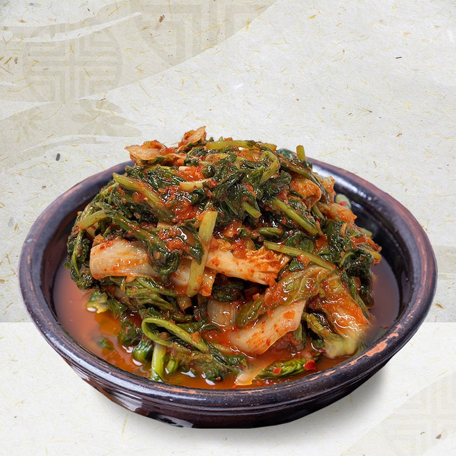 국민쿡 갓담은 전라도 열무얼갈이김치, 1개, 1kg