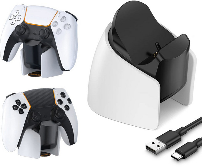 듀얼센스 엣지 충전거치대 이이네 싱글 충전독, 1개