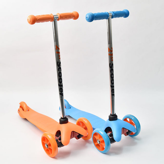 접이식 킥보드 휴대용 수동킥보드 씽씽이 청소년 경량 퀵보드 중학생 삼륜, 핑크