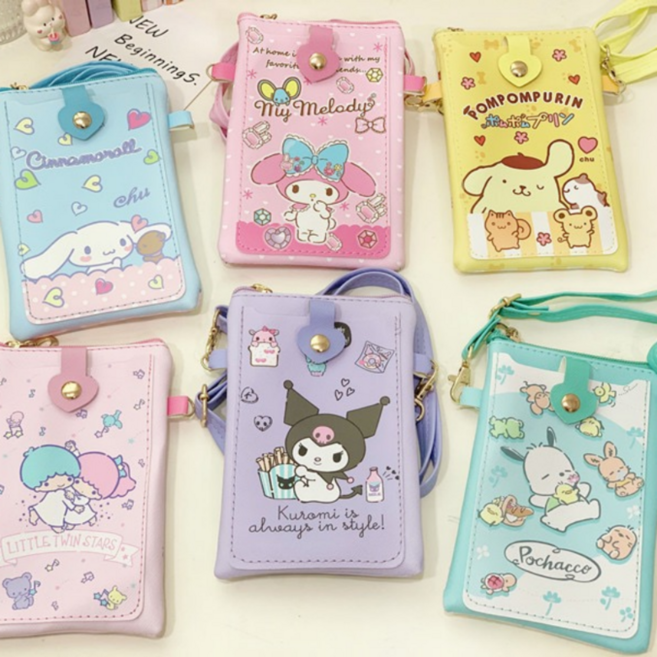 산리오 초등학생 핸드폰가방 폰크로스백