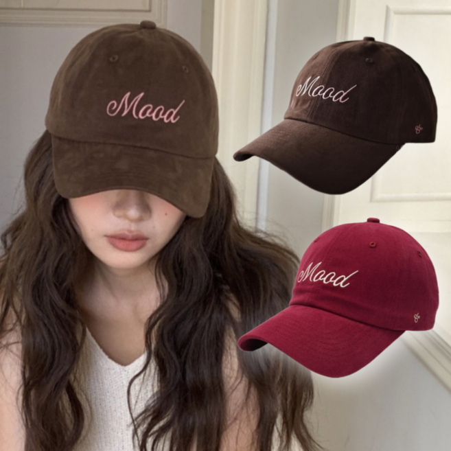 아트니 Mood 레터링 자수 볼캡 얼굴이 작아보이는 캡모자