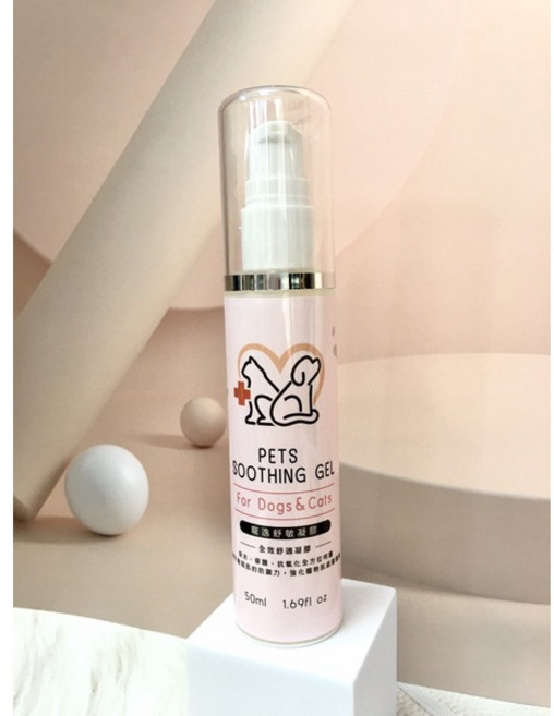 寵逸膚 犬貓適用舒緩凝膠 50ml, 1個, 寵逸膚全效舒敏凝膠2028/01/15