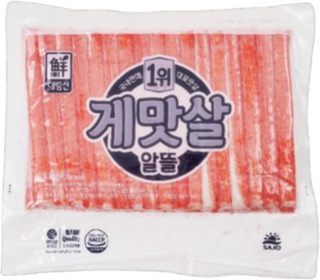 원하프게맛살1kg/대림총알배송, 1kg, 8개