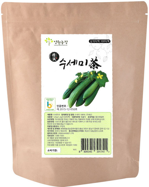 양원농장 수세미차, 1.2g, 100개입, 1개