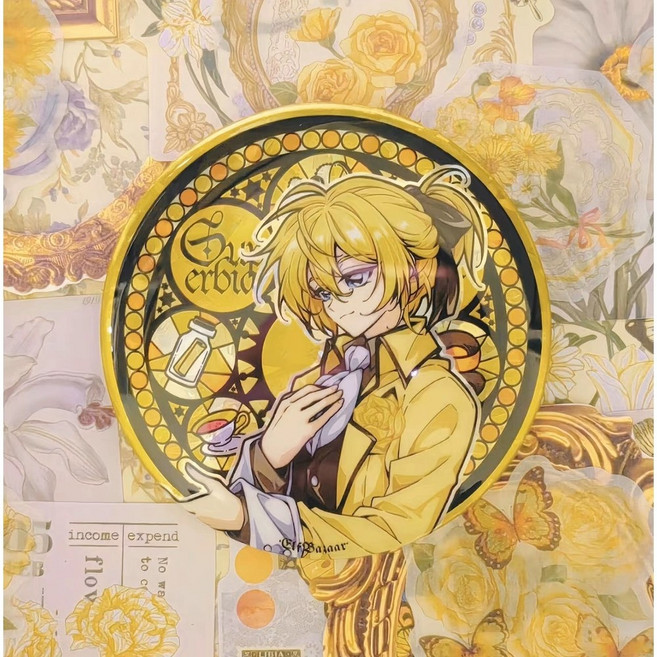 악의 하인 일러스트 카가미네린 카가미네렌 뱃지 악의하인 프세카 프로세카 시리즈 보카로