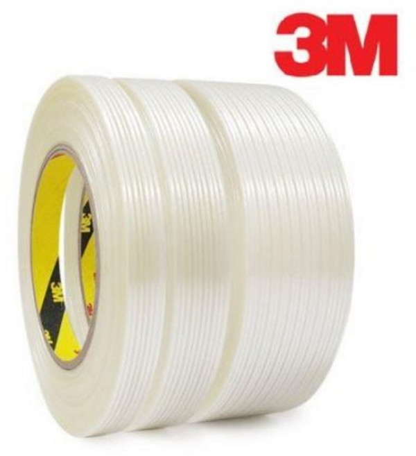3M 8915 필라멘트 테이프 유리섬유 보양 테이프 10mm X 55M, 50mm X 55m, 1개