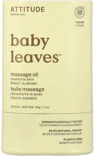 ATTITUDE 베이비 리브스™ 마사지 오일 스틱 스위트 아몬드 30g ATT-18213, 1 - 쿠팡