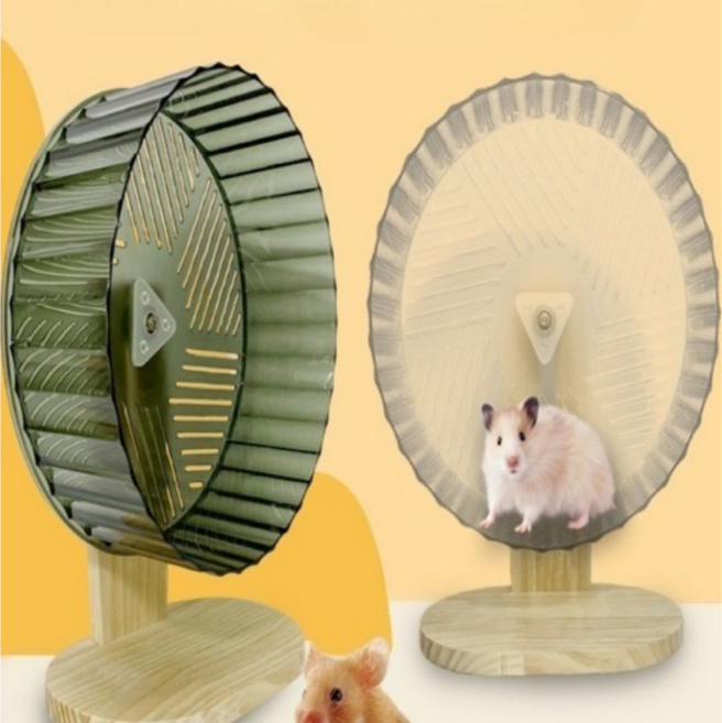 스타일포유 골든햄스터 쳇바퀴 무소음 무동력, 1개, 화이트