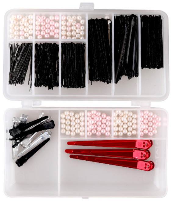 업스타일 셋트 올림머리 종합세트 (중), 1세트