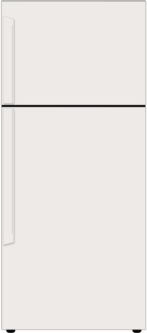 (LG전자) 일반냉장고 오브제컬렉션 2도어 507L (네이처베이지/D502MEE33), D502MEE33
