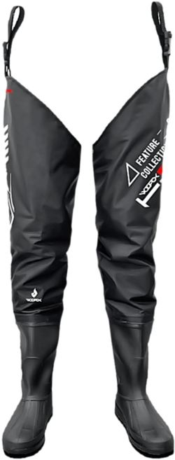 요수멜빵바지 우의 갯바위 워터프루프 기모 전신저수지 방수의, 40, WCX-4023 밑단바지 소밴드창