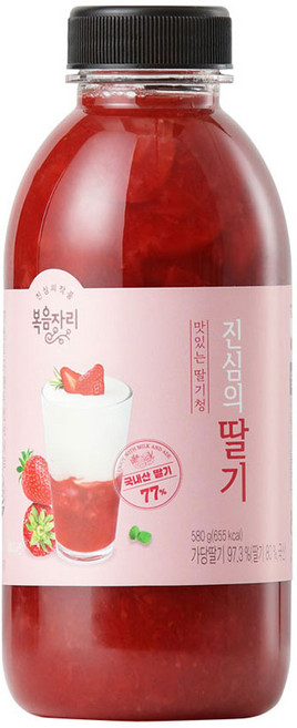 복음자리 진심의 딸기청 580g, 1개입, 1개