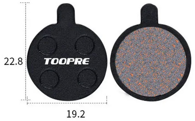 편리한 내구성 실용적인 디스크 브레이크 패드 자전거 야외 산악 교체 스포츠 TP-01B, 1개