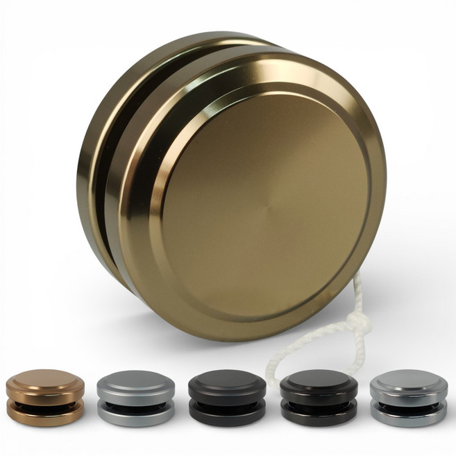 잘 올라오는 벨요요 벨 요요 입문자용 어린이 메탈 요요, 1개, (유광) 옐로 골드