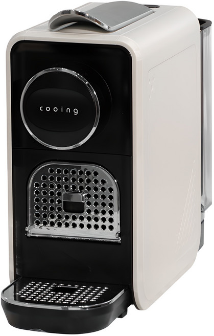 쿠잉전자 캡슐커피머신, ECC-1350CR, 크림