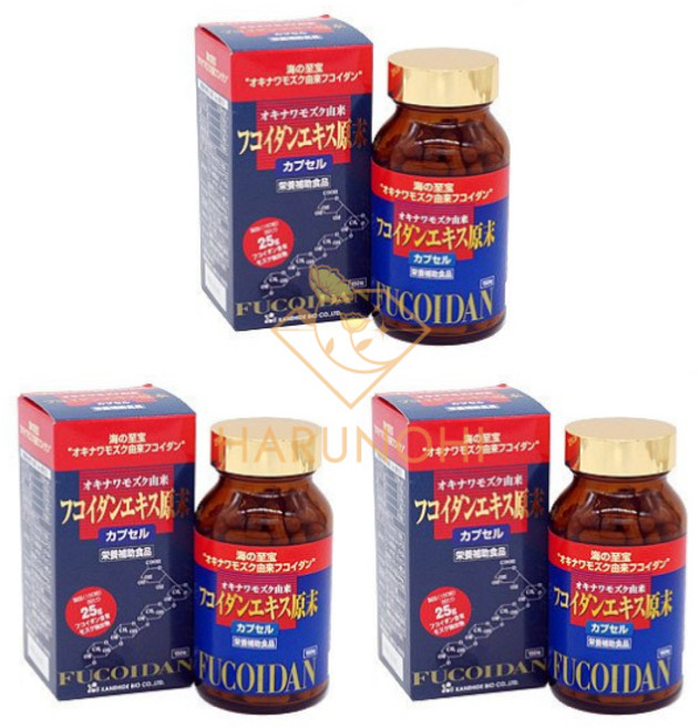 일본 카네히데 오키나와 모즈쿠 후코이단 150정 x 3개