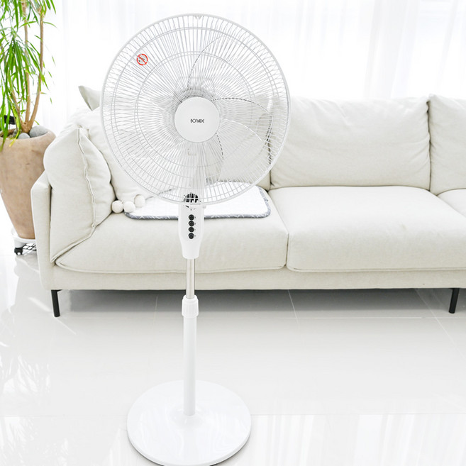 보나드 가정용 선풍기 스탠드형 14인치 벽걸이형 16인치 저소음 사무실 업소용 20인치 무소음 리모컨발터치, 03.스탠드 선풍기 16인치, 03. 보나드 16인치 스탠드