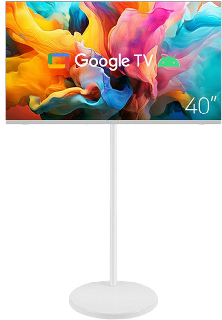 무빙큐빅스 스마트 40인치 삼탠바이미 화이트에디션 SET 이동식 tv 거치대 스탠바이미 삼텐바이미 중소바이미, GTNB401FHD11(화이트), 스탠드형, 고객직접설치