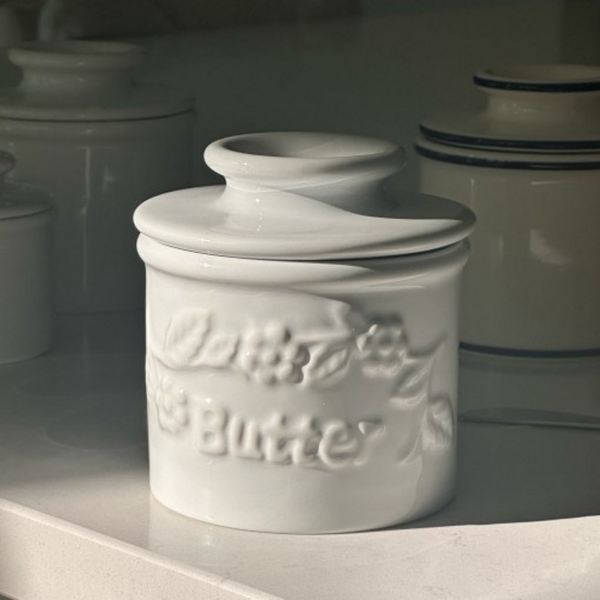 [버터벨코리아][국내배송] 버터벨 빈티지 화이트 | Butter Bell Crock by L.Tremain (정식 독점 수입), 1개