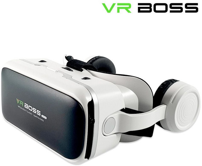VR 보스 헤드폰 이어폰통합 가상현실기기
