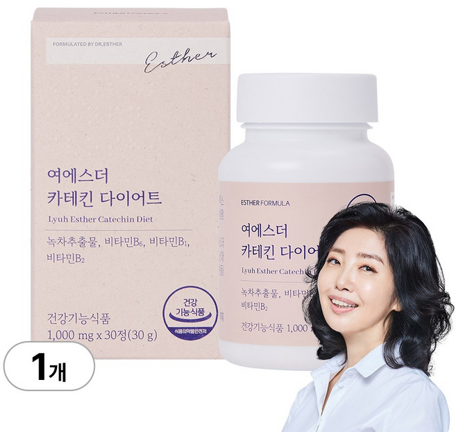 [본사직영] 여에스더 카테킨 다이어트 (체지방&콜레스테롤 관리) 국민영양 프로젝트, 1박스, 30정