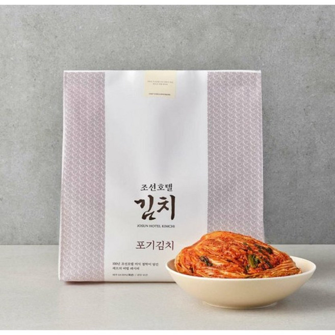 조선호텔김치 포기김치, (매장정품) 조선호텔 [조선호텔김치] 포기김치 8KG, 8kg, 1개