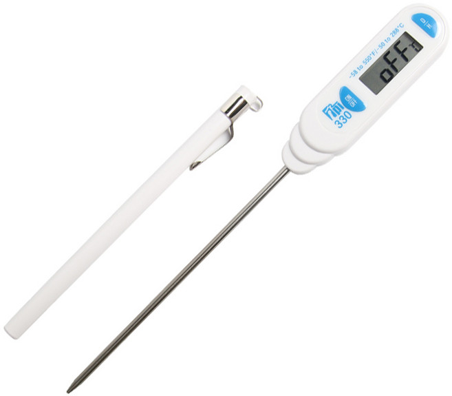 SUMMIT TPI330 휴대용 방수 디지털 온도계 -50~288도 12.4cm, 1개