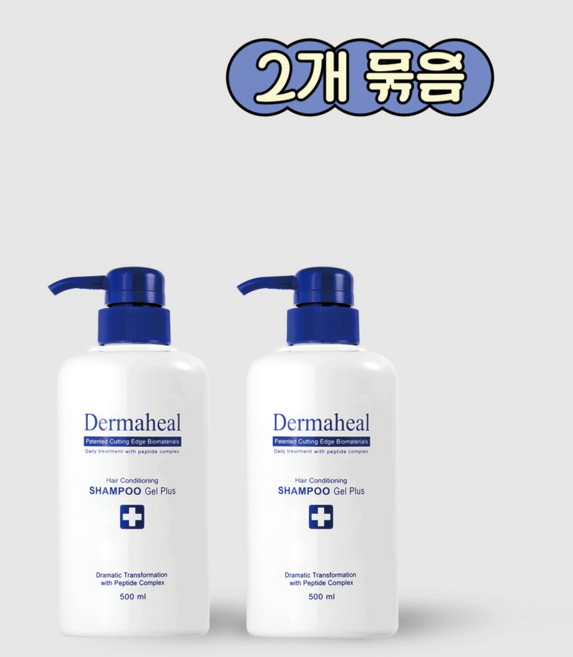 [2개] 헤어 컨디셔닝 샴푸 겔 500ml, 1세트