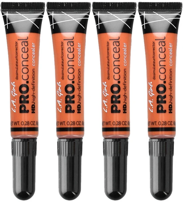 L.A Girl LA걸 프로컨실 HD 컨실러 GC990 오렌지 코렉터 8G 4개 - 쿠팡