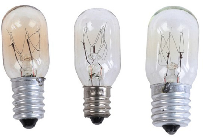 15w 냉장고 전구 전자레인지 조명 E12/E14/E17 토스터/스팀 전구 조명 230V, E12, 1개