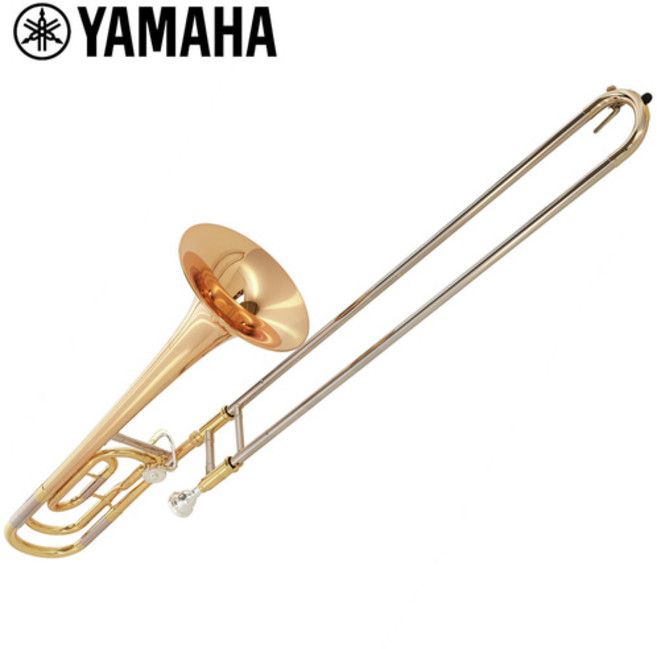 야마하 트럼본 YSL-356G Bb/F 트럼본 356G 트롬본 학생 학교 입문용 악기용품, 1개