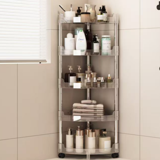 또또몰 무타공 욕실 다용도 이동식 화장실 정리 거실 주방 코너 삼단 사단 오단선반
