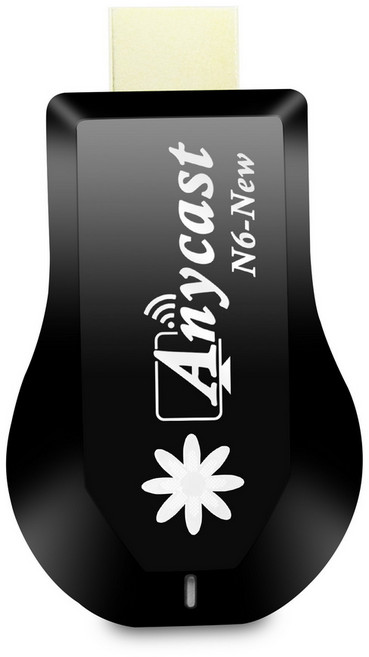Anycast花瓣款雙核無線影音鏡像器 六代N6-New, 1套, 銀
