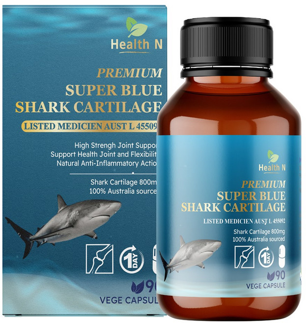 헬스엔 호주 슈퍼블루 상어연골 콘드로이친 3개월분, 1개, 90정