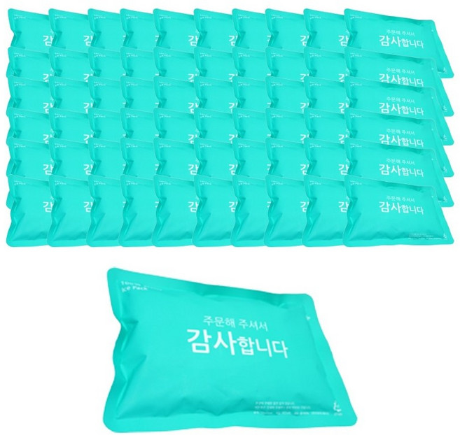 제이제이컴퍼니 물 아이스팩 15x20 완제품, 64개, 1세트