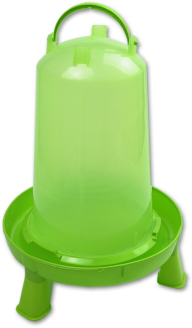 조류용 그린 향균 닭 물통 8리터, 1개