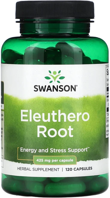 몸관리하세요 겨울입니다 Swanson 가시오갈피 뿌리 425mg 캡슐 120정 특별관리진행, Swanson가시오갈피뿌리425mg캡슐120정, 1개 - 쿠팡