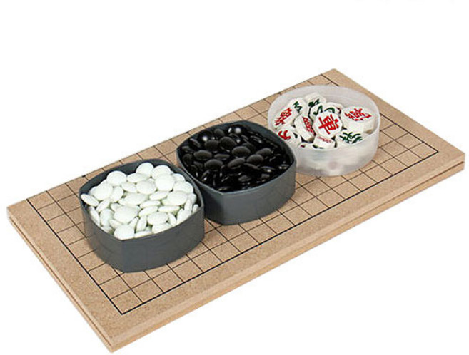 신광바둑 1.2cm 접판 + 바둑알 + 장기알 세트, 혼합색상, 1세트