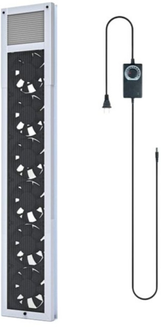 샷시 창문 환풍기 높이 길이 조절 무타공 틈새 환기팬, F. 높이94cm-112cm/6개x14cm팬