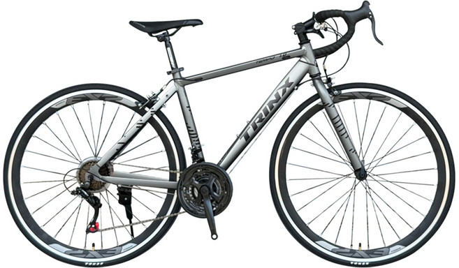 BIKEDNA TEMPO1.0 2026年式 700C 入門騎行彎把輕量鋁合金變速公路自行車 SHIMANO 21速搭載副煞前後快拆設計專為入門練騎而生, 鈦灰, 1個, 700cm, 700