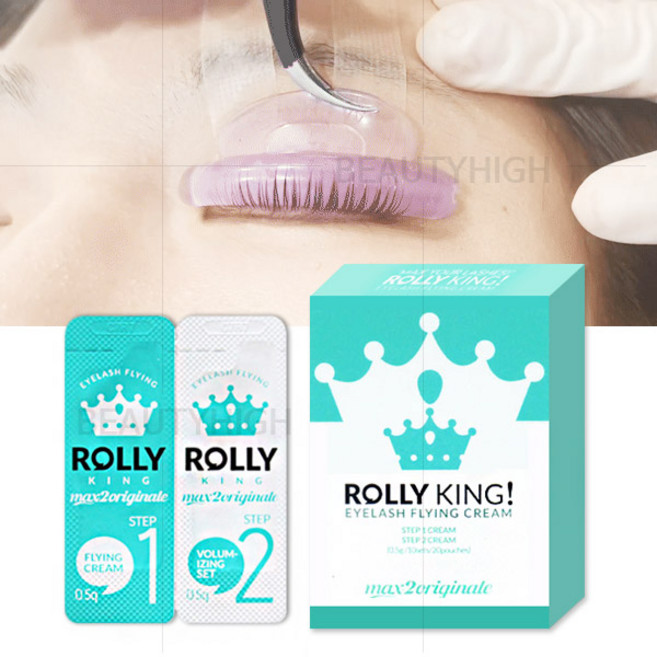 (세트)롤리킹펌제+달팽이 물방울 C컬 롯뜨(5쌍) 노글루, 1개