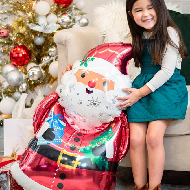 크리스마스은박풍선 슈퍼쉐잎 스노위산타 60435ea 1(EA), 색상