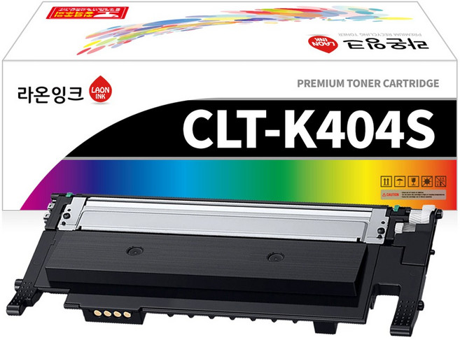 CLT-K404S 재생토너 삼성 SL-C430 SL-C432 SL-C433 SL-C483W SL-C483FW SL-C482W SL-C482FW SL-C483 라온잉크, 검정토너 K404S, 1개