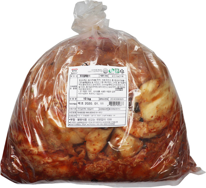 종가 우리땅 묵은지, 10kg, 1개