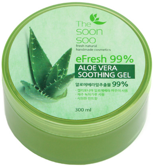 더순수 이프레쉬 99% 알로에베라 수딩젤, 300ml, 1개