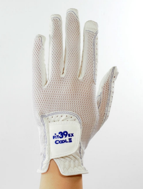 FIT39 New Cool 2(여름용) 골프장갑, 오른손 착용, 화이트, 1개